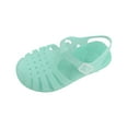 thumbnail image 6 of 2 Years Jelly Sandal Ballet Flat for Little Girls, Toddler Shoes Baby Boys Girls Cute Candy Colors Hollow Out Non-slip Soft Sole Beach Roman Sandals Mint Green, 6 of 6