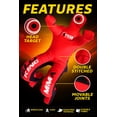 thumbnail image 2 of Bolígrafo Grappling MMA BJJ para judo, 183 cm, sin relleno, rojo, 2 of 9