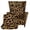 Brown Leopard, variant on Jiueut Snake Skin Print Wingback Chair Cover Slipcovers 2 Piece Stretch Wing Chair Covers Spandex Sofa Armchair Cover Non-Slip Furniture Protector for Living Room