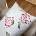 thumbnail image 3 of Home Soft Things Embroidery Canvas Throw Pillow Cover Pillow Case 2 Piece Set - Sunflower - Burgundy - 14" x 26" LUMBAR, 3 of 3