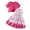 Hot Pink, variant on Ruyang Girls 2 Piece Clothes Flower Print Spaghetti Strap Dresses and Short Sleeve Cardigan Sets Summer Kids Beach Vacation Casual Outfits