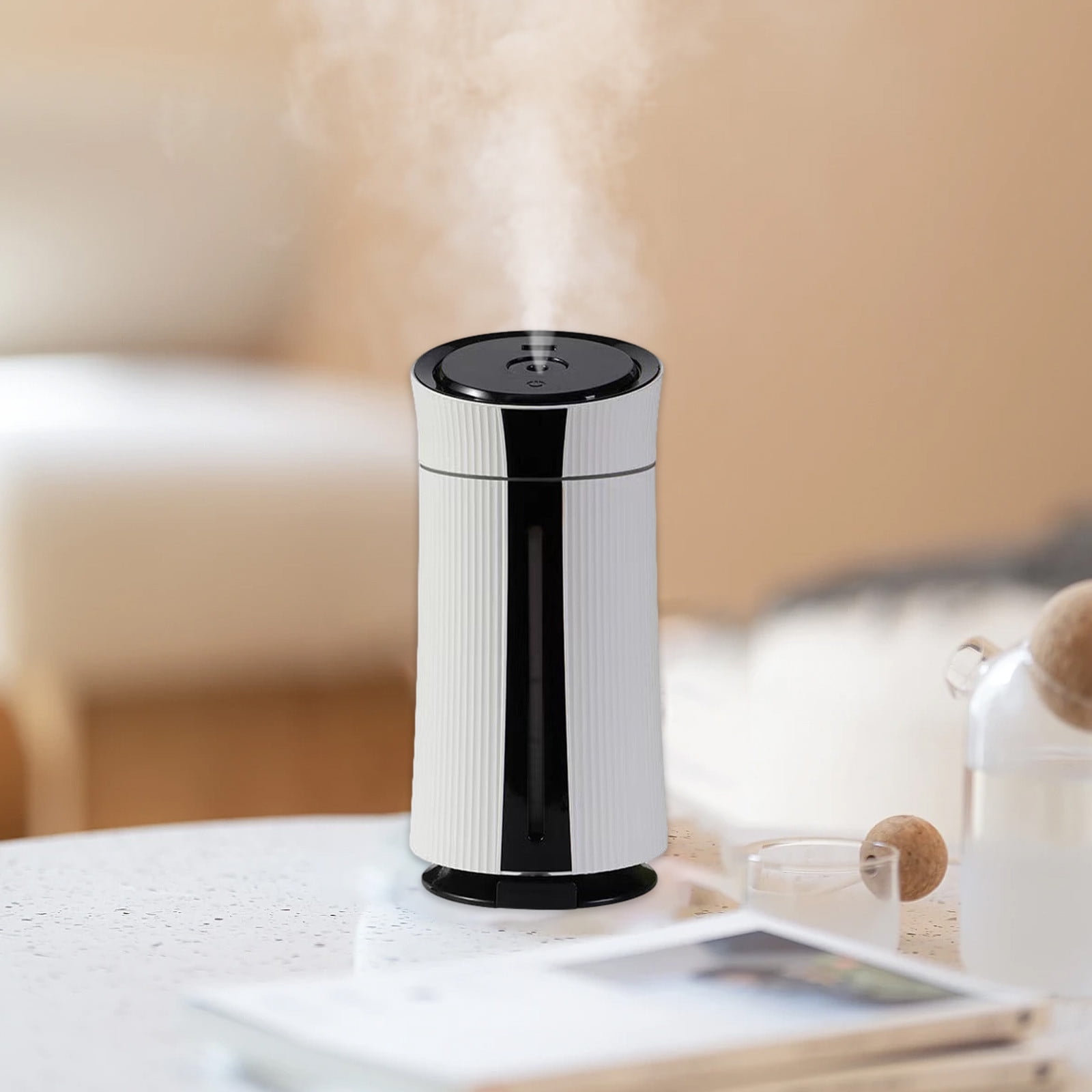 Oggfader Humidifier for Room Colorful Cool Large Capacity Humidifier USB Desktop Humidifier Two Spray Modes Auto Shut Off For Car Bedroom Babies Room Office Home Super Quiet