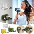thumbnail image 1 of Fiudx Soporte para Secador de Pelo, Montaje En Pared, Altura y Ángulo Ajustables, Instalación Sin Perforaciones, Resistente a La Humedad, Apto para Baño, Inodoro y Cocina, Material Pet Duradero, Tama, 1 of 3