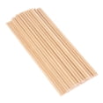 thumbnail image 1 of 50 Pcs Poteaux Ronds en Bois Bruts Non Finis pour Menuiserie Artisanale, 20 X 0,05 cm, 1 of 8