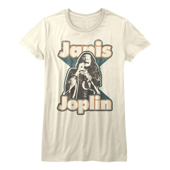 Janis Joplin Janis Natural Junior Women's T-Shirt
