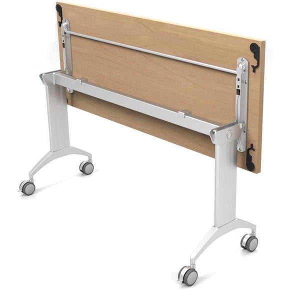 Special-T SCTSPLINKFT2472 72 in. Lien Table Flip Base&44; Argent Métallique