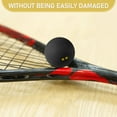 thumbnail image 3 of STRANDCHIC 1Pack High Elastic Racket Balls Standard Squash Balls Indoor Play Sports Training Black, 3 of 6