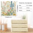 thumbnail image 6 of Yayeee 6 Pack Kitchen Dish Cloths Set for Washing Soft Drying Absorbent Microfiber Towels, Colorful Wildflowers, 6 of 9