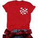 thumbnail image 1 of RKSTN Valentine's Day T Shirts for Women Cotton Oversized Crewneck Heart Graphic Print Short Sleeve Shirt Pullover Tops Womens Casual Valentine Print Round Neck Regular Fits Comfy Summer Tee Shirts, 1 of 8