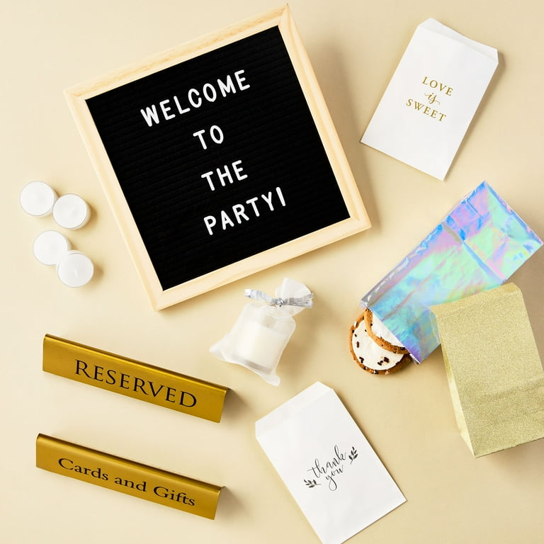 Felt Letter Message Board Set, 10" x 10", 140 Pieces, by Way To Celebrate