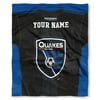 MLS San Jose Earthquakes "Jersey" Personalized Silk Touch Throw Blanket