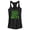 Black, variant on Junior's Encanto We Don't Talk About Bruno Green Text  Racerback Tank Top Black Medium