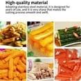 thumbnail image 3 of French Fry Cutter with 2 Blades, Professional Potato Cutter Stainless Steel, Potato Slicer French Fries, Press French Fries Cutter for Potato Cucumber Carrot Onion Vegetables, 3 of 7