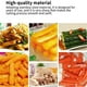 thumbnail image 3 of Cortador de papas fritas con 2 cuchillas, cortador profesional de papas de acero inoxidable, cortador de papas fritas, prensa para papas, pepinos, zanahorias, cebollas y verduras., 3 of 7