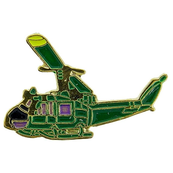 UH-1 Huey Helicopter Pin Green 1 1/2"
