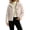 01-Beige, variant on Atogsazn Womens Fuzzy Button Jacket Sherpa Fleece Long Sleeve Cropped Coat Thick Winter Warm Tops Outerwear Black M Fashion