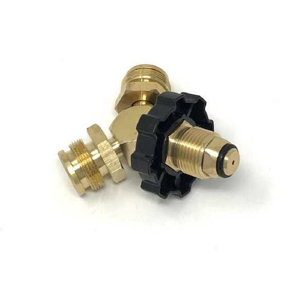 Grill Parts Zone Propane Male Tee Adapter 2-1 by 20 Throwaway Cylinder