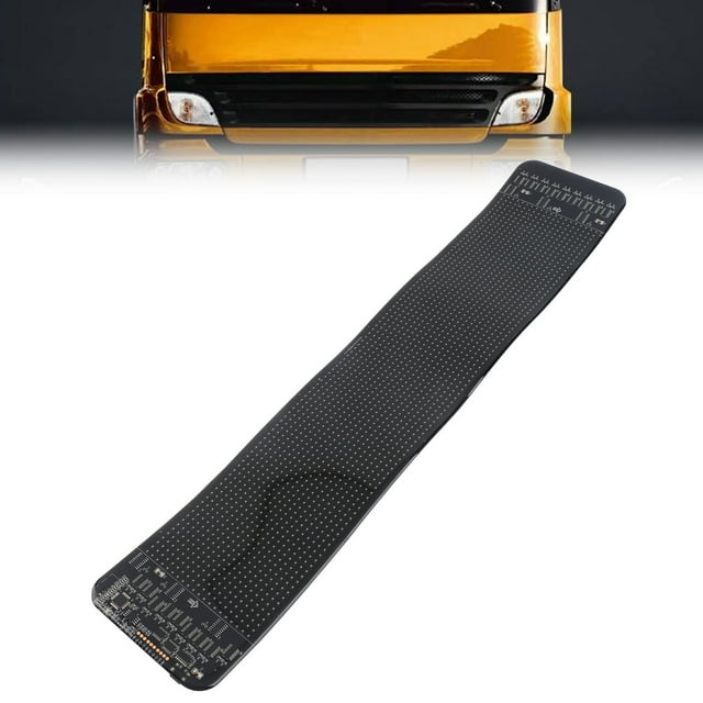 Señal LED flexible, programable 19.37x4.33x0.24in 64x20 DOT Control de Aplicaciones de Pantalla LED FESTIVAL FLEXIBLE PARA
