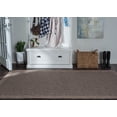 thumbnail image 7 of 8ft Square Water Resistant, Large Indoor Outdoor Rugs for Patios, Front Door Entry, Entryway, Deck, Porch, Balcony | Outside Area Rug for Patio | Spice, Solid | Size: 7'7'' Square, 7 of 7