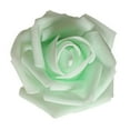 thumbnail image 4 of transemion Pack of 50 Artificial Bionic Flowers PE Foam Simulation Roses Fake Flower Decorations Wedding Party Engagement Presents Light Green, 4 of 9