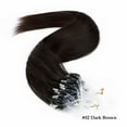 thumbnail image 4 of Benehair Micro Loop In Hair Bonds Russian Human Hair Extensions Micro Ring Beads 100% Remy Hair Extension Micro Link Hair 1g Thick Strands 100g Brown Soft, 4 of 13