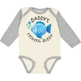 thumbnail image 3 of Inktastic Daddy's Fishing Buddy with Cute Blue Fish Boys or Girls Long Sleeve Baby Bodysuit, 3 of 5