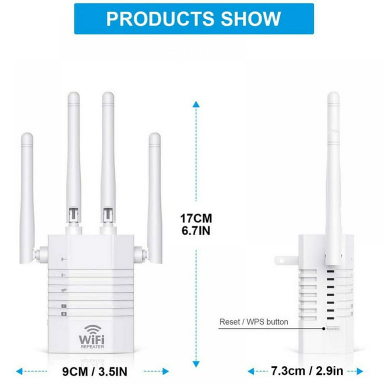 TP-Link AC1750 WiFi Extender, PCMag Editor's Choice, Up to 1750Mbps, Dual  Band WiFi Repeater, Internet Booster, Extend WiFi Range further 
