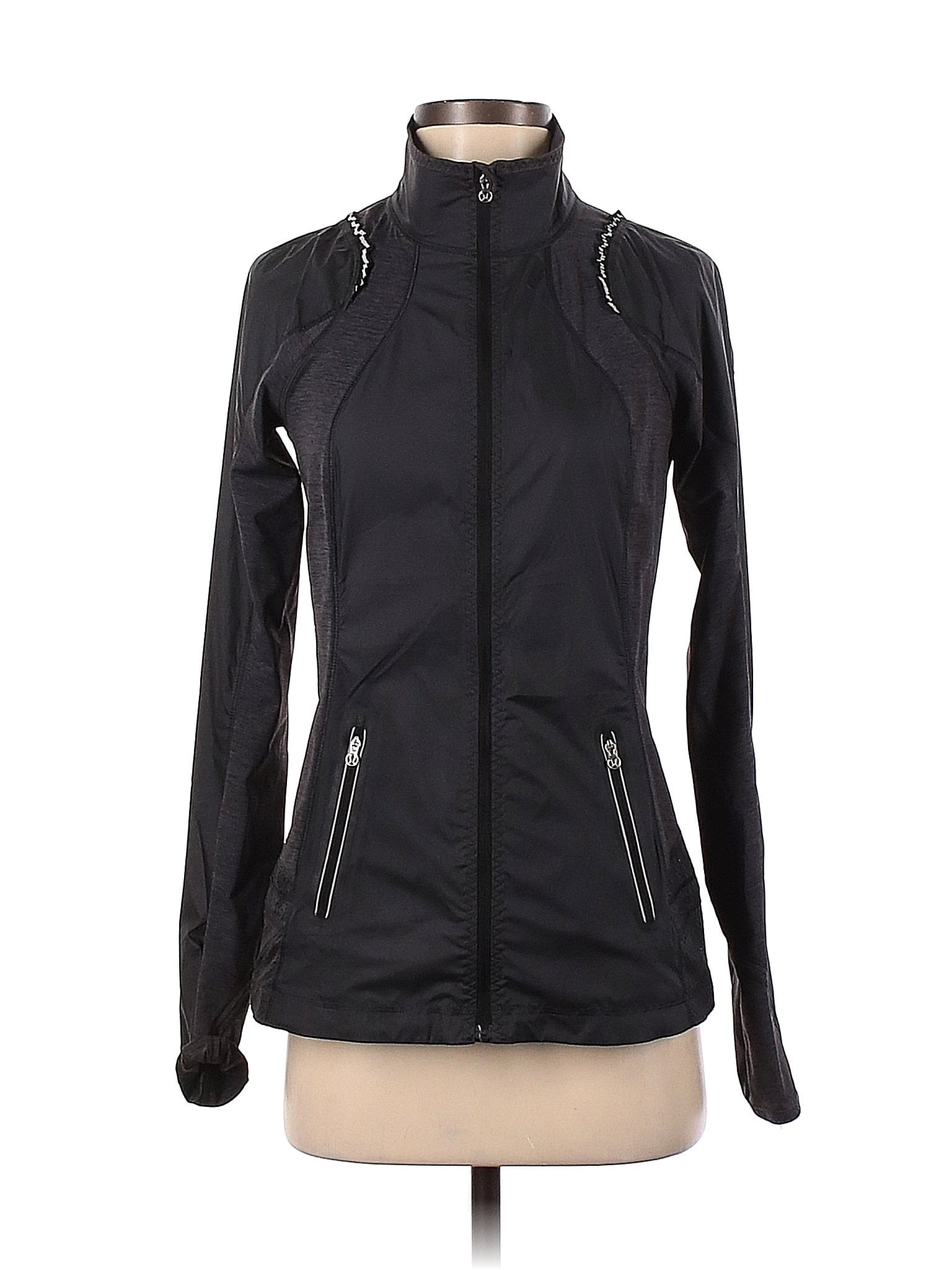 lululemon black track jacket