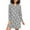 N1029, variant on joogoo Skulls on Checkered Cute Women's Long Sleeve Nightgown Sleepwear L