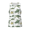 thumbnail image 4 of Haiem Cute Turtle Men Workout Tank Top Gym Bodybuilding Sleeveless Muscle T Shirts Athletic Tank Breathable Workout Shirt-Large, 4 of 9