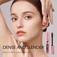 CLZOUD Mascara for Sensitive Eyes Hypoallergenic Pink Fiber Lash