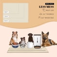 thumbnail image 5 of AVERYDAY 100% Waterproof Thicker Silicone Dog Food Mat, 0.63'' Raised Edge Bowl Mat for Food & Water, Non Slip Pet Feeding Placemat for Messy Drinkers, Perfect for Large Medium Small Breeds, 23"x16", 5 of 7