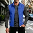 thumbnail image 2 of Thousandth Men's Lightweight Zip Up Outdoor Vest Sleeveless Windproof Golf Tops Travel Outerwear Gilet with Reflective Trim, 2 of 8