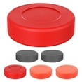 thumbnail image 1 of 6 Pcs Palets de Hockey Ronds Rouges pour Jeu Intérieur avec Matériau Plastique Durable Haute Élasticité, 1 of 9