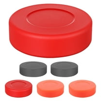LITINKIMI Small Air Hockey Pucks Orange PVC 6Pcs All Ages