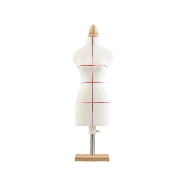 Siruishop Doll Dress Form Rack Dressmaker Model for Costume Design Scene Layout Office 46cm and Square Base