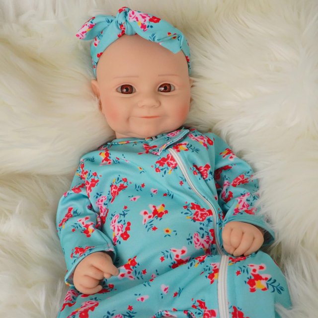 Muñeca renacida de silicona YaluoQian, reducción realista de 1:1