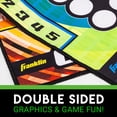 thumbnail image 2 of Franklin Sports Checkers and Four in a Row Mat Game - addictive Family Fun! - Soft Play Mat for Kids of all Ages - Comes with 42 Plastic Pucks, 2 of 7