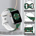 thumbnail image 2 of Correa De Reloj Con Diseño De Árbol De Navidad Compatible Con Apple Watch De 38 Mm, 40 Mm, 41 Mm, 42 Mm, 44 Mm, 45 Mm, 49 Mm, Para Mujeres, Hombres, Regalos, Pulseras Deportivas De Silicona, Correa Pa, 2 of 5