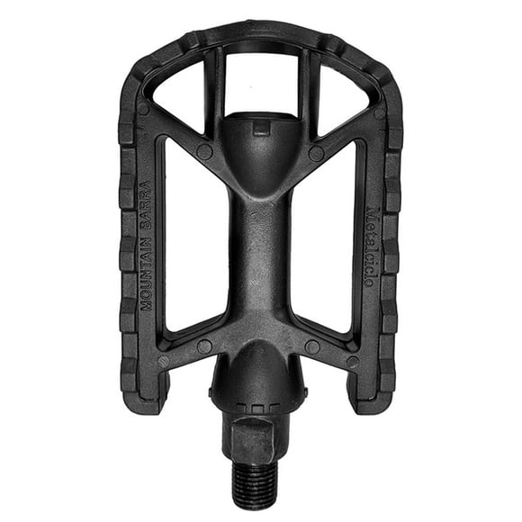Pedales Para Bicicleta Metal Ciclo Mountain Barra Con Reflejante Negro 9/16