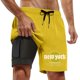thumbnail image 1 of WILLBEST Pantalones Cortos 2 En 1 para Hombre, de Verano, para Correr, con Bolsillos, Deportivos, para Fitness y Correr., 1 of 3