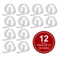 thumbnail image 1 of 12PCS Tablecloth Fastener Clip Portable and Durable Clear Plastic ABS Table Skirt Tablecloth Fixer, 1 of 5