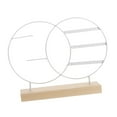 thumbnail image 1 of KLKCMS Earrings Display Stand Showcase Earring Holder for Ear Studs Dangle Earrings White, 1 of 9