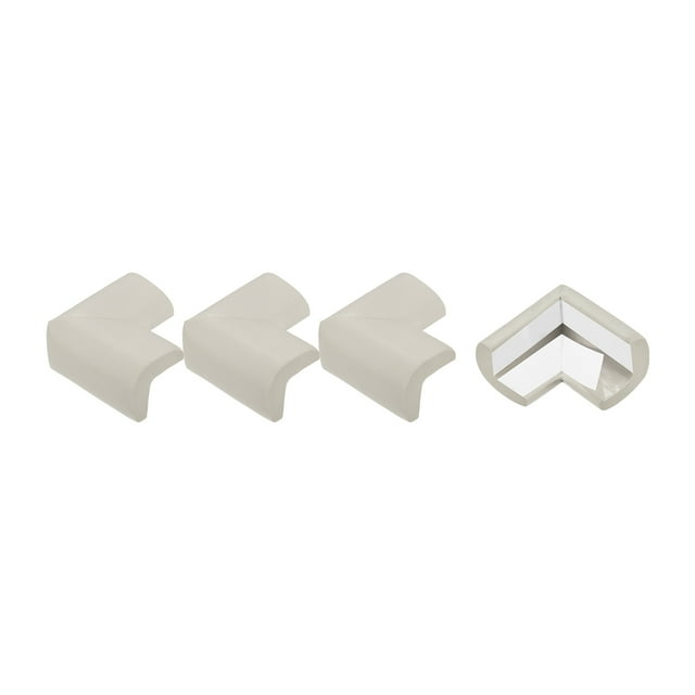 Unique Bargains Corner Guards Edge Protectors, 4Pack Foam Safety Bumper L Shape, 55mm/2.16'(L) , Gray