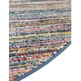 thumbnail image 5 of Unique Loom Gemstone Collection Area Rug - Topaz (7' 3" Round Multi/Blue), 5 of 6