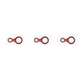 thumbnail image 1 of Sonducket Descensor de equipo de escalada, accesorios prácticos de descenso, equipo simple de escalada en roca para deportes al aire libre, Rojo 3Conjunto, 1 of 6