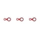thumbnail image 2 of Descensor de Equipo de escalada Greeniant Accesorio de seguridad en forma de 8 Rojo 3Conjunto, 2 of 6