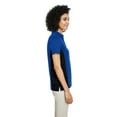 thumbnail image 3 of Harriton M386W Women's Flash Snag Protection Plus IL Colorblock Polo-True Royal/ Black-M, 3 of 3