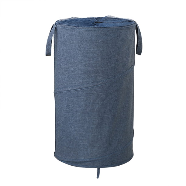 Cesto de ropa grande con ruedas Asas laterales dobles Cesto de ropa plegable Plegable Ropa con ruedas Lavandería