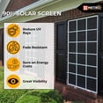 thumbnail image 4 of 90% Phifer Solar Screen Kit - 36-in x 25-ft - Solar Window Screen Roll & Roller Tool - Black, 4 of 8